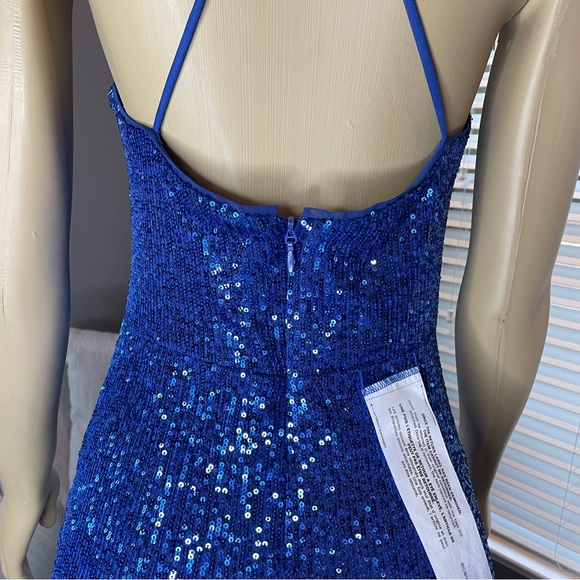 BCBGMAXAZRIA Evening Gown Halter Sz Med NWT - Picture 12 of 15